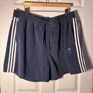 Adidas Men's Navy Corduroy Athletic Shorts